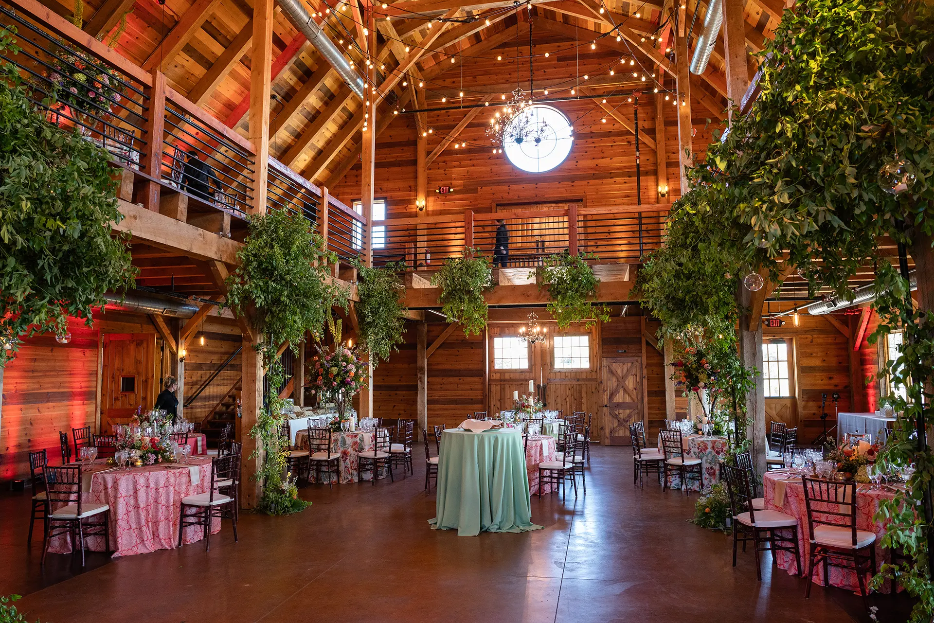 Wedding ceremony at The Barn